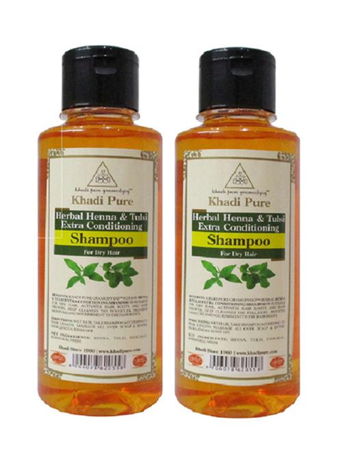 shikakai herbal shampoo paraben free set of 2 - 18600074 - Very Small Image - 1