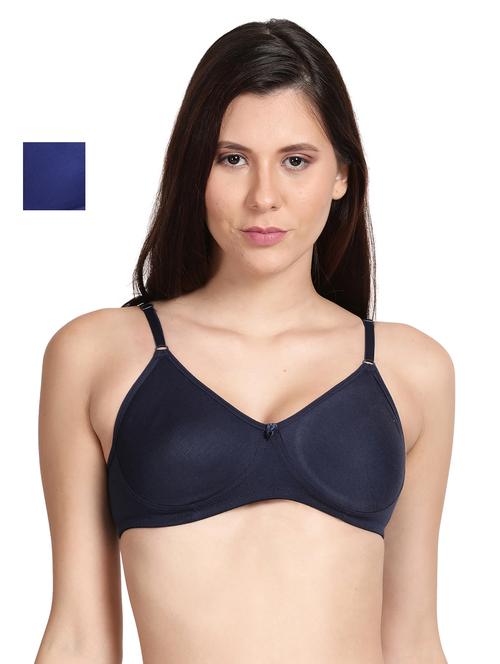 pack of 2 solid regular t-shirt bra - 18601570 - Very Small Image - 1