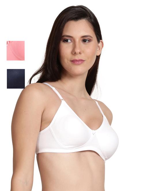 pack of 3 solid regular t-shirt bra - 18601617 - Very Small Image - 1