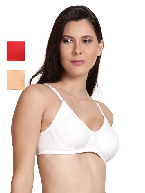 pack of 3 solid regular t-shirt bra - 18601629 - Very Small Image - 1