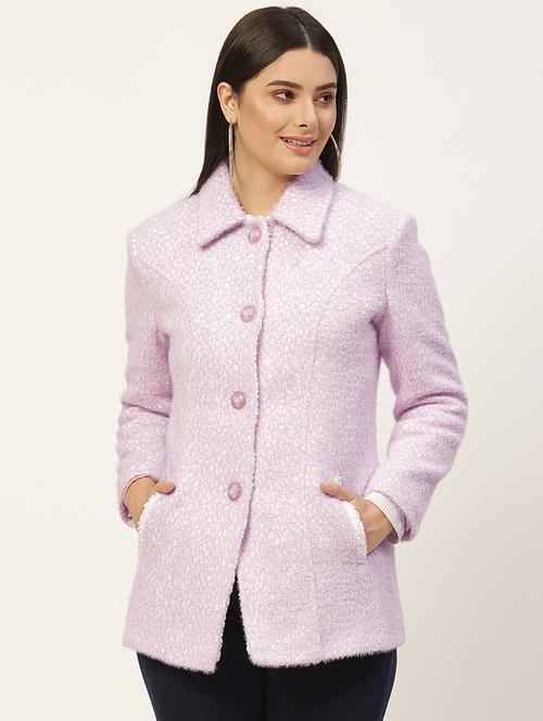 shirt collar self designed regular coat - 18602060 - Very Small Image - 1