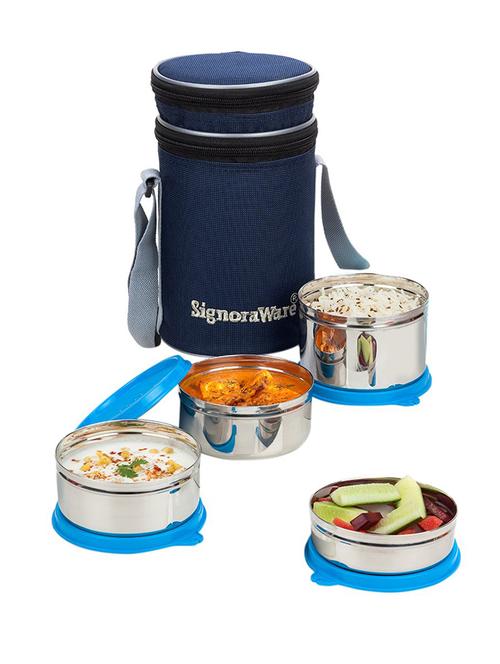 executive steel big lunch box - 18602151 - Very Small Image - 1