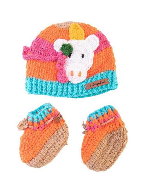 boys self design hat and shoes combo set - 18602259 - Very Small Image - 1