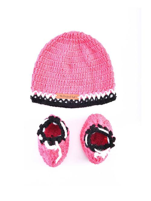boys self design hat and shoes combo set - 18602368 - Very Small Image - 1