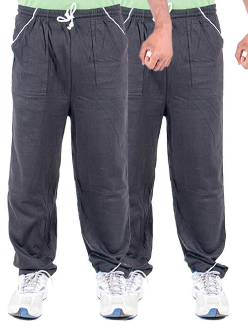 pack of 2 solid full length track pant - 18602593 - Very Small Image - 1