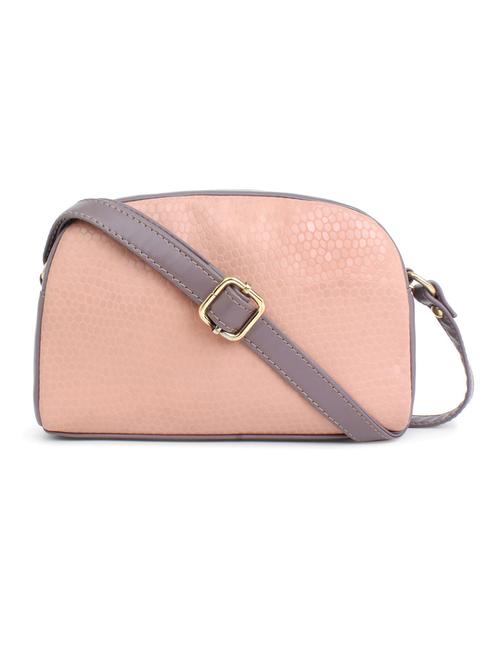 textured regular sling bag - 18602993 - Very Small Image - 1
