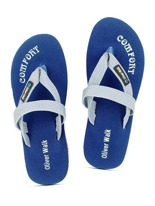 mens blue toe separator flip flop - 18603570 - Very Small Image - 1