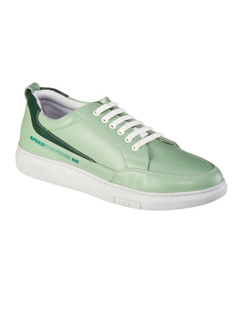 mens green lace up sneaker - 18606220 - Very Small Image - 1