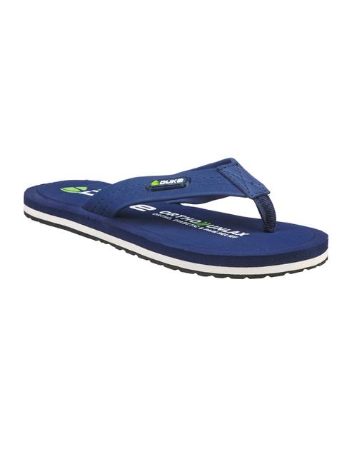 mens navy toe separator flip flop - 18606263 - Very Small Image - 1