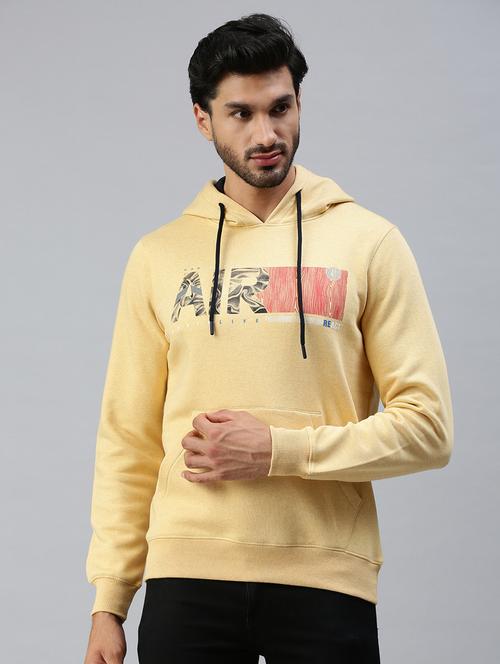 hooded chest print sweatshirt - 18606951 - Very Small Image - 1