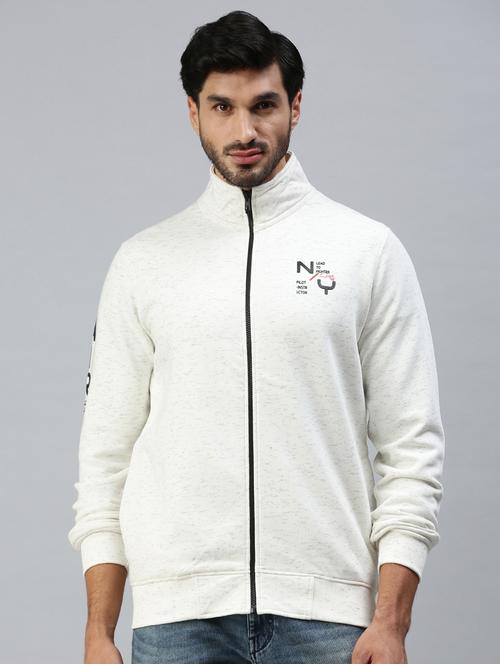 high neck chest print sweatshirt - 18606998 - Very Small Image - 1