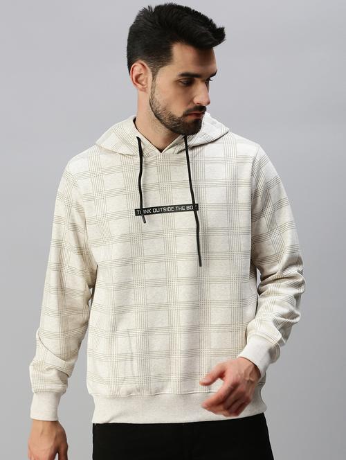 hooded chest print sweatshirt - 18607028 - Very Small Image - 1