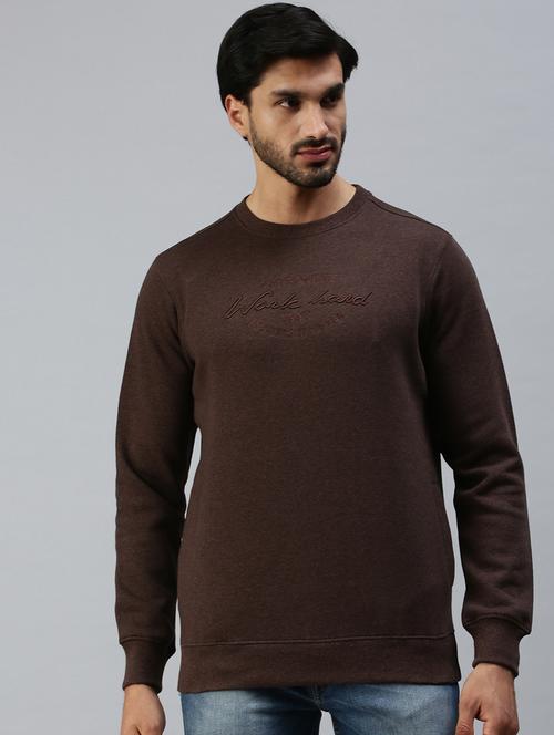 crew neck chest printed sweatshirt - 18607039 - Very Small Image - 1