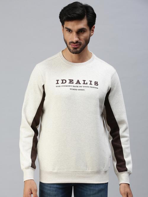 crew neck chest printed sweatshirt - 18607046 - Very Small Image - 1