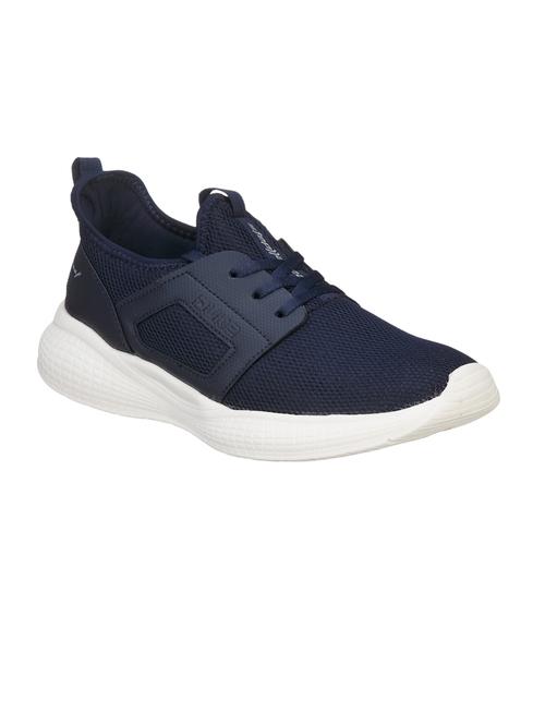 mens navy lace up sport shoe - 18607071 - Very Small Image - 1