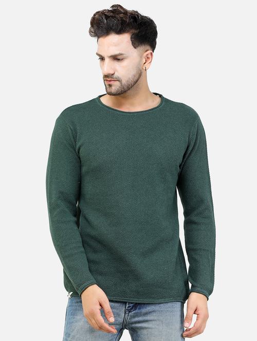 round neck solid sweatshirt - 18608168 - Very Small Image - 1