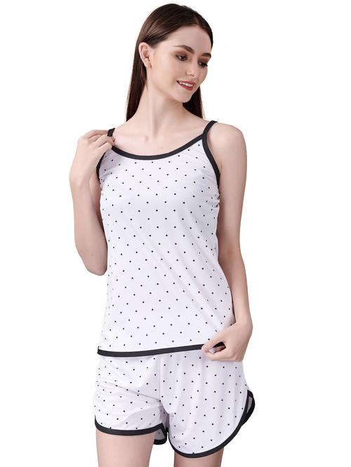 cami neck printed shorts set - 18613586 - Very Small Image - 1