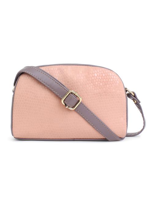 textured structured sling bag - 18613996 - Very Small Image - 1