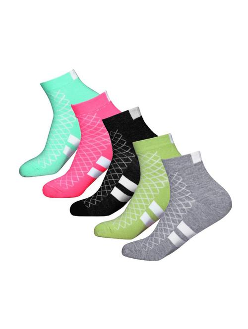 pack of 5 ankle length socks - 18614026 - Very Small Image - 1