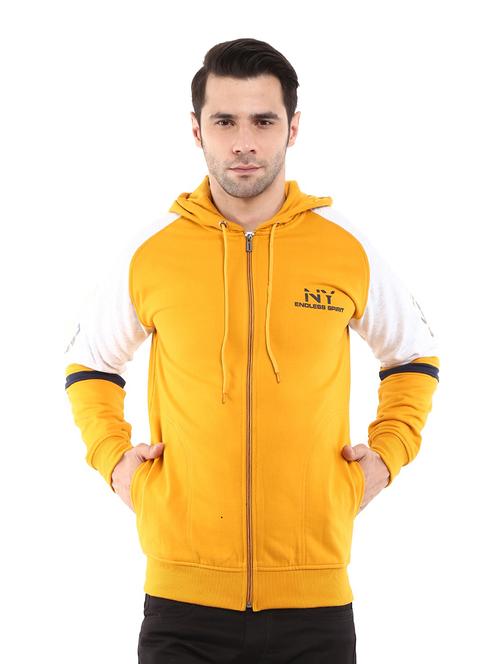 hooded neck printed jacket - 18615101 - Very Small Image - 1