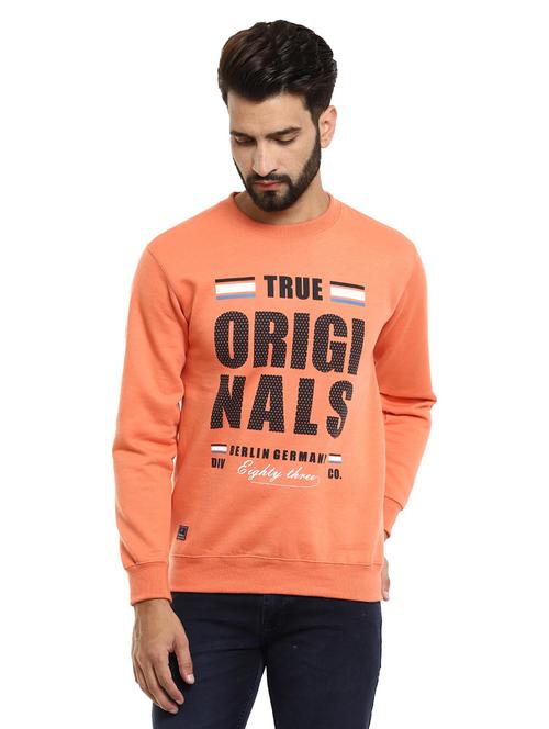 pink front print sweatshirt - 18615212 - Very Small Image - 1