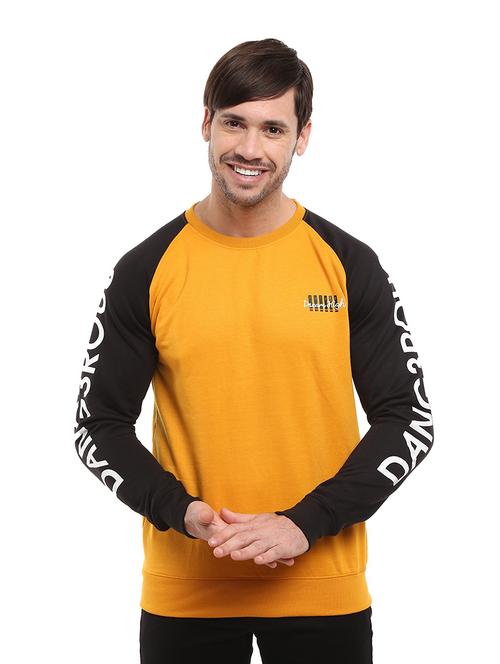 mens color block sweatshirt - 18615234 - Very Small Image - 1