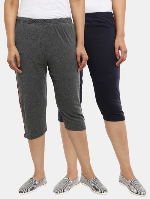 pack of 2 solid capri - 18615278 - Very Small Image - 1