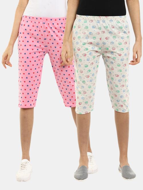 pack of 2 printed capri - 18615282 - Very Small Image - 1