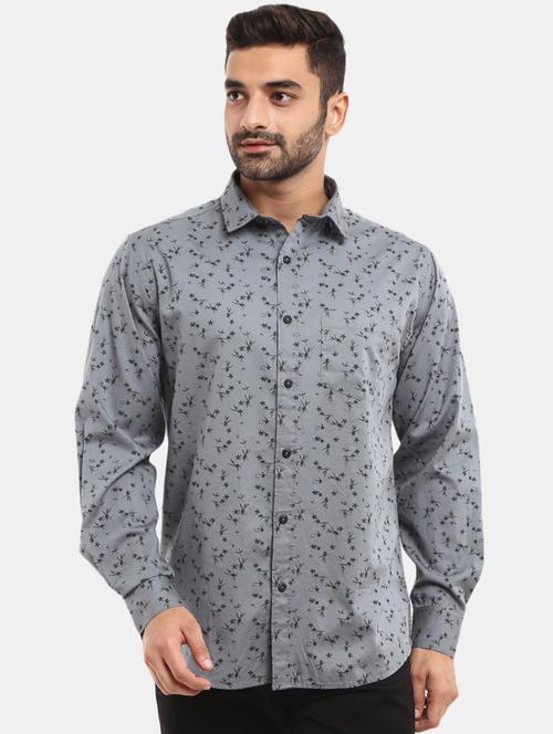 mens florals casual shirt - 18615328 - Very Small Image - 1