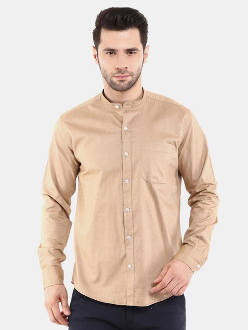 mens solid casual shirt - 18615337 - Very Small Image - 1