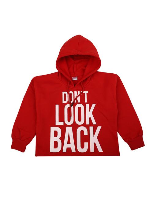 front print hood neck sweatshirt - 18615825 - Very Small Image - 1