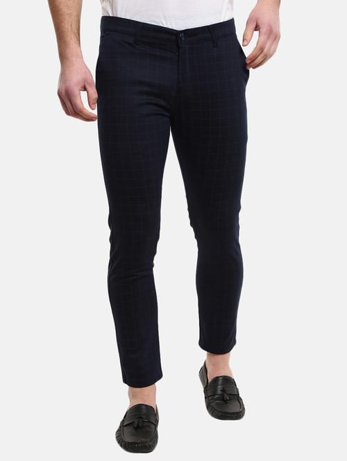 mid rise flat front casual trouser - 18616061 - Very Small Image - 1