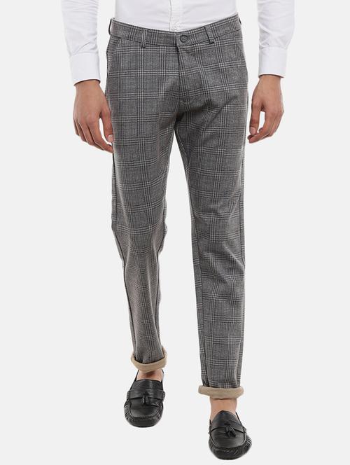 mid rise flat front casual trouser - 18616075 - Very Small Image - 1