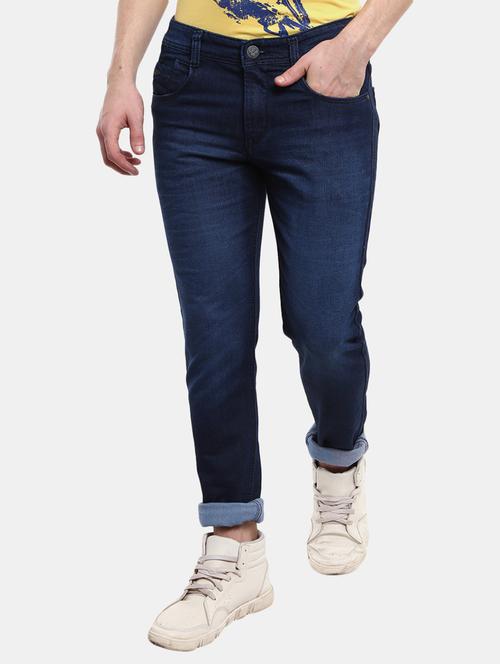 mens slim fit plain jeans - 18616199 - Very Small Image - 1