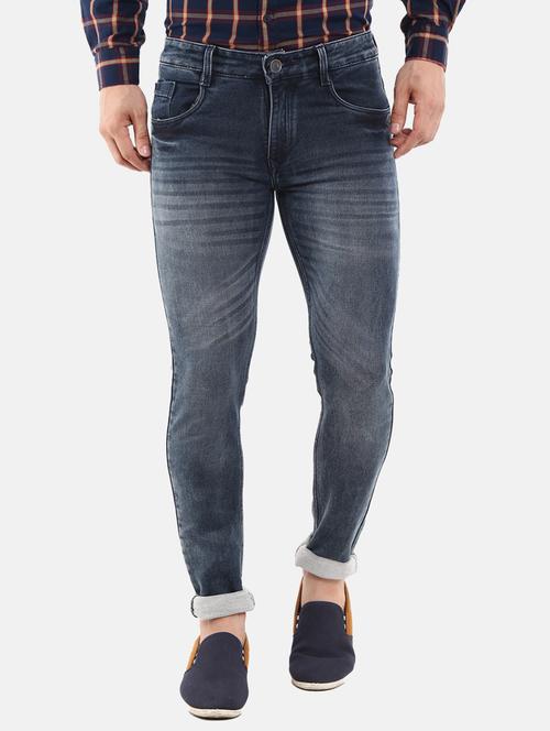 mens skinny fit plain jeans - 18616269 - Very Small Image - 1