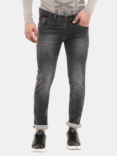 mens slim fit plain jeans - 18616279 - Very Small Image - 1