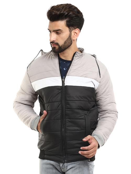 color block quilted jacket - 18616740 - Very Small Image - 1