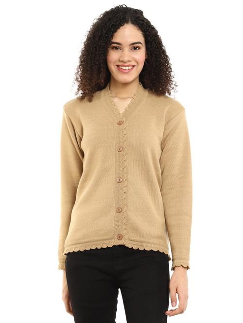 v-neck solid cardigan - 18616749 - Very Small Image - 1