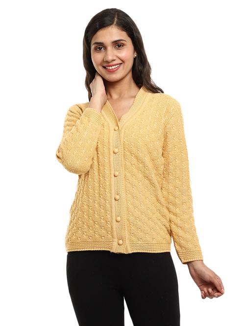 v-neck solid cardigan - 18616783 - Very Small Image - 1