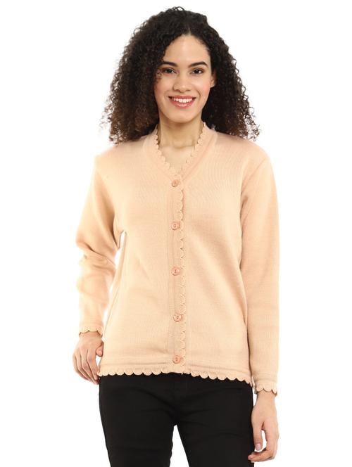 v-neck solid cardigan - 18616800 - Very Small Image - 1