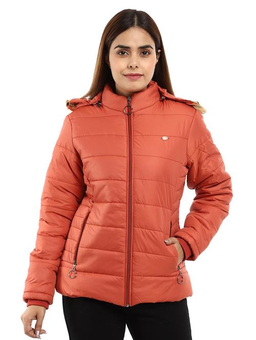 hooded neck quilted jacket - 18616862 - Very Small Image - 1