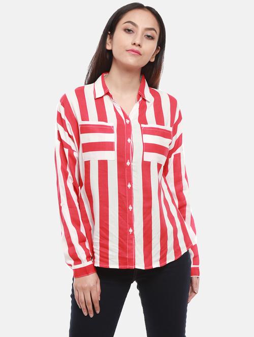 long sleeved striped shirt - 18616973 - Very Small Image - 1