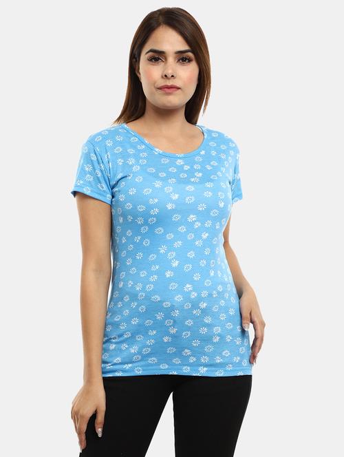 round neck printed regular tee - 18617012 - Very Small Image - 1