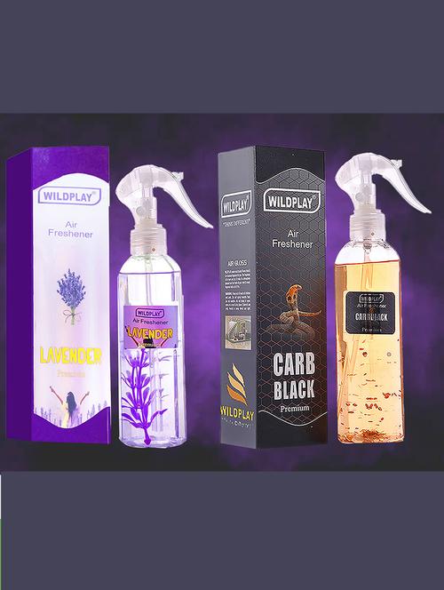 lavender & carb black air freshener 250ml spray - 18618177 - Very Small Image - 1
