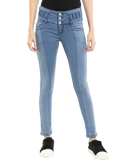 women's plain slim fit jeans - 18618446 - Very Small Image - 1