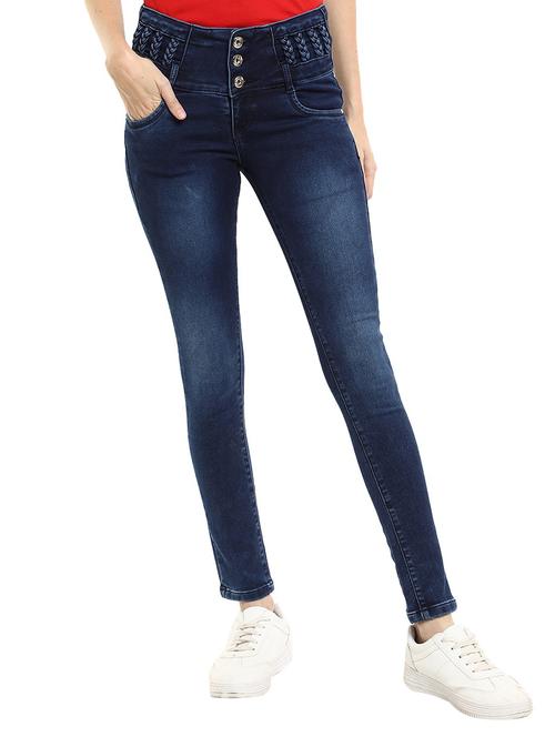 women's plain skinny fit jeans - 18618471 - Very Small Image - 1