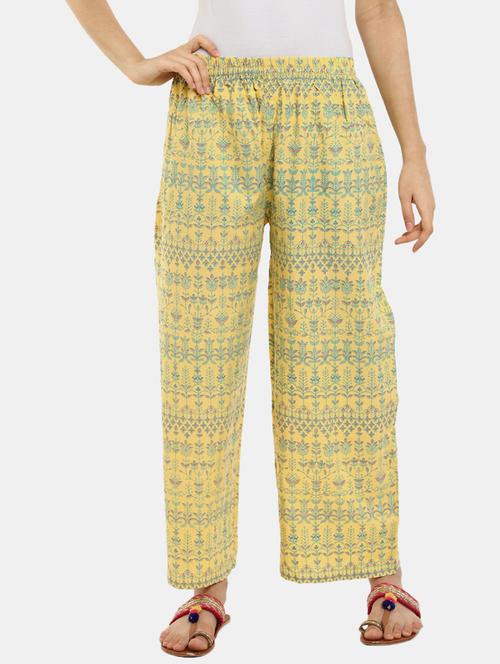 mid rise printed palazzo - 18618597 - Very Small Image - 1