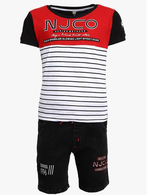 printed t-shirt shorts set - 18618976 - Very Small Image - 1