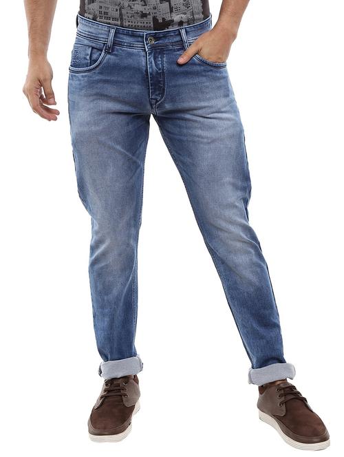 mens slim fit plain jeans - 18620273 - Very Small Image - 1