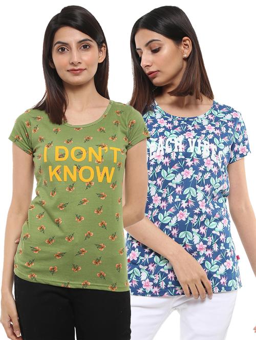 women's t-shirt combo - 18620396 - Very Small Image - 1